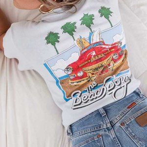 The Beach Boys 1983 Tour Graphic Band Music Tee
